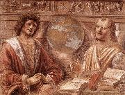 BRAMANTE Heraclitus and Democritus fd oil painting