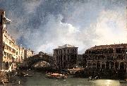 Canaletto The Grand Canal near the Ponte di Rialto sdf China oil painting reproduction
