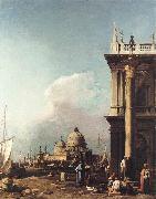 Canaletto Venice: The Piazzetta Looking South-west towards S. Maria della Salute sdfg oil painting reproduction