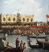 Canaletto Return of the Bucentoro to the Molo on Ascension Day (detail) d oil painting picture wholesale