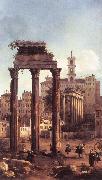 Canaletto Rome: Ruins of the Forum, Looking towards the Capitol d oil painting reproduction