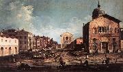 Canaletto View of San Giuseppe di Castello d China oil painting reproduction