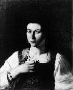 Caravaggio Portrait of a Courtesan fg oil painting picture wholesale