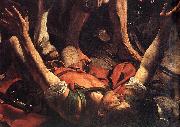 Caravaggio The Conversion on the Way to Damascus (detail) oil painting reproduction