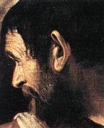Caravaggio Supper at Emmaus (detail) d oil painting picture wholesale