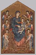 Virgin Enthroned with Angels dfg
