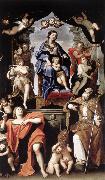 Domenichino Madonna and Child with St Petronius and St John the Baptist dg oil painting picture wholesale