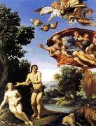 Domenichino Adam and Eve sfw oil painting reproduction