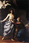 GUERCINO The Resurrected Christ Appears to the Virgin hf oil painting artist