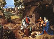 Giorgione The Adoration of the Shepherds oil painting reproduction
