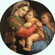 Raphael THE MADONNA OF THE CHAIR or Madonna della Sedia oil painting