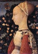 PISANELLO Portrait of a Princess of the House of Este  vhh oil painting artist