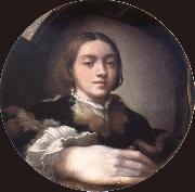 PARMIGIANINO Self-Portrait in a convex mirror oil painting