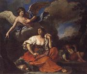 GUERCINO The Angel Appearing to Hagar and Ishmael oil painting reproduction