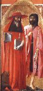 MASACCIO Saints Jerome and john the Baptist oil painting