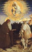 PISANELLO The Virgin and Child with Saint Anthony Abbot oil painting artist