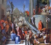 Pontormo Joseph with Jacob in Egypt oil painting reproduction