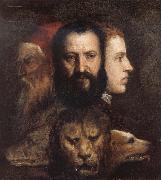 Titian An Allegory of Prudence oil painting reproduction