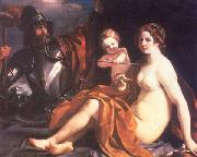 GUERCINO Venus, Mars and Cupid oil painting artist