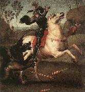 Raffaello St George Fighting the Dragon oil painting