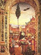 Pinturicchio Aeneas Piccolomini Arrives to Ancona oil painting