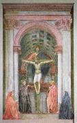 MASACCIO The Trinity oil painting on canvas