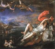 Titian the rape of europa oil painting reproduction