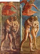 MASACCIO When it was cleaned oil painting