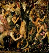 Titian The Flaying of Marsyas, little known until recent decades oil painting on canvas