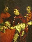 pope leo x with cardinals giulio de'