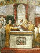 oath of pope leo 111fresco detail
