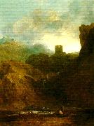 J.M.W.Turner dolbadarn castle oil painting on canvas