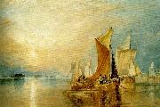 J.M.W.Turner stangate creek on  the river medway oil painting artist