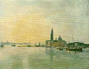J.M.W.Turner venice san giorgio maggiore from the dogana oil painting artist
