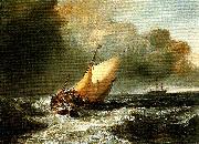 J.M.W.Turner dutch boats in a gale oil painting reproduction