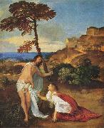 Titian Christus und Maria Magdalena oil painting reproduction