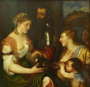 Titian Allegorie conjugale oil painting reproduction