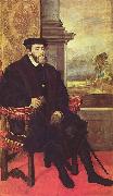 Titian Portrat des Karl V. im Lehnstuhl oil painting reproduction