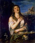 Titian Bubende Hl. Maria Magdalena oil painting reproduction