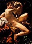 Caravaggio Saint John the Baptist oil painting reproduction