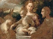 PARMIGIANINO The Mystic Marriage of St Catherine oil painting reproduction
