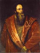Titian Portrait of Pietro Aretino oil painting on canvas