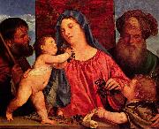Titian Kirschen-Madonna oil painting reproduction