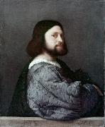 Titian Herr in Blau oil painting reproduction