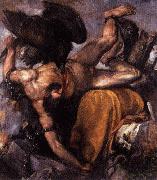 Titian Punishment of Tythus oil painting reproduction