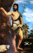 Titian Saint John the Baptist oil painting reproduction