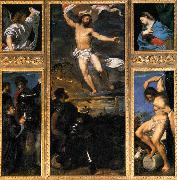 Titian Averoldi Polyptych oil painting reproduction