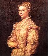 Titian Portrait of Lavinia Vecellio oil painting reproduction