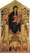 Madonna and Child Enthroned with Eight Angels and Four Prophets
