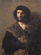 Titian Portrait of a Man oil painting reproduction